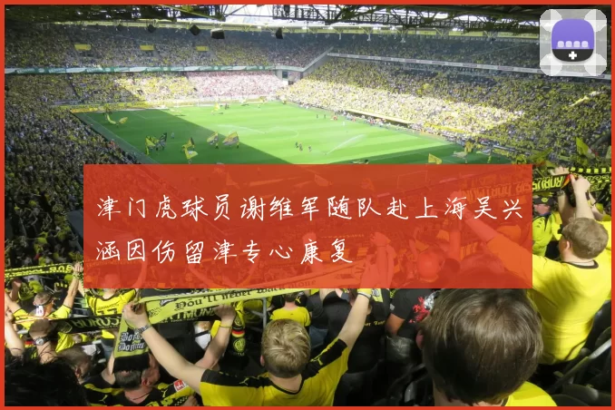 津门虎球员谢维军随队赴上海吴兴涵因伤留津专心康复